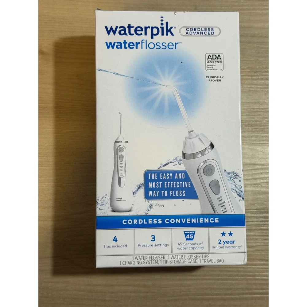 Waterpik Cordless Advanced Water Flosser  WP-560CD Unisex NEW Factory Sealed